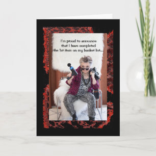 Funny Gal en 1e artikel op bucket list Kaart