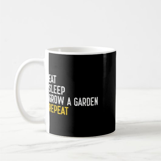 Funny Game Eat Sleep Grow A Garden Repeat Gamer De Koffiemok (Links)