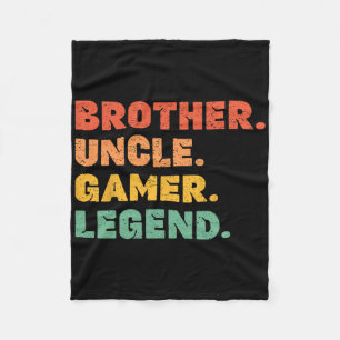 Funny Gamer Brother Uncle Gaming Legend  VI Fleece Deken