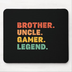 Funny Gamer Brother Uncle Gaming Legend  VI Muismat