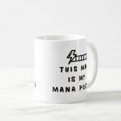 Funny Gamer Coffee Mug This Mug Is My Mana Potion (Devant droit)