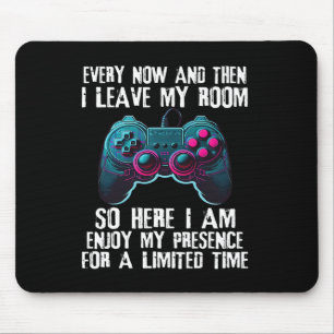 Funny Gamer Gezegden voor Boys Tiener Videogame Ga Muismat