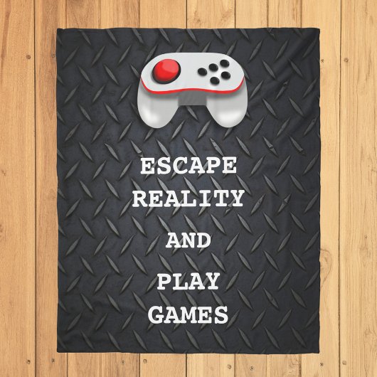 Funny Gamer Quotes Fleece Deken