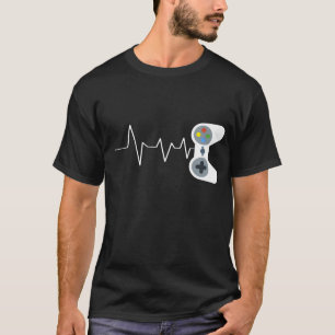 Funny Gamer Shirt - Gamer HeartBeat T-shirt - XMAS