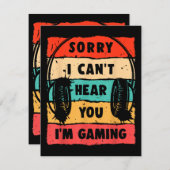 Funny Gamer Shirt voor Tiener Jongens Mannen Video Informatiekaartje (Voorkant / Achterkant)