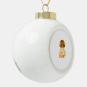 Funny Gamer Turkey Family Matching Thanksgiving Keramische Bal Ornament (Links)