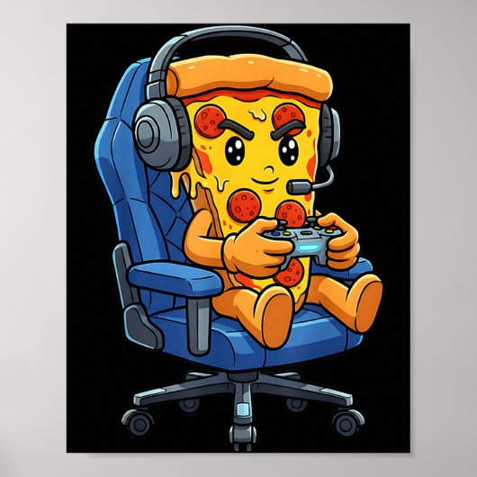 Funny Gamer Zza Gaming Video Game Enthusiast Boys  Poster (Voorkant)