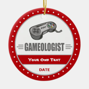 Funny Gamer's Keramisch Ornament