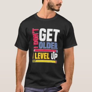 Funny Gamers level Up Birthday Computer Video Game T-shirt