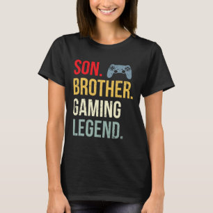 Funny Gaming Boys Girls Mannen Gamer Brother Video T-shirt