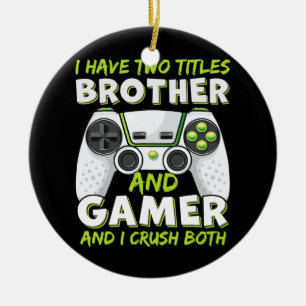 Funny Gaming Boys Girls Mannen Gamer Video Game Keramisch Ornament