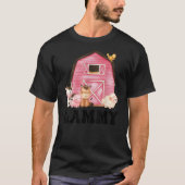 Funny Gammy Farm Animals Birthday Theme Matching F T-shirt (Voorkant)