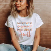 Funny Gangsta Aunt T-shirt