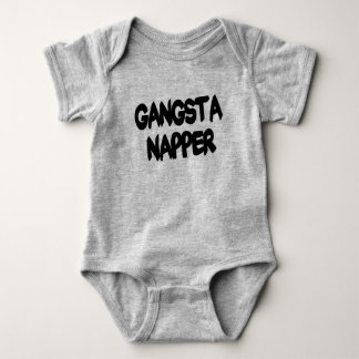 Funny Gangsta Napper baby shirt