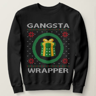 Funny Gangsta Wrapper Ugly Kerstmis Trui