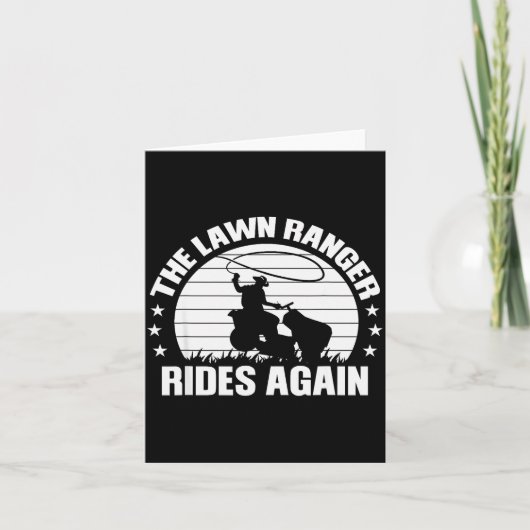 Funny Garden And Mow Fields Sayings The Lawn Range Kaart (Voorkant)