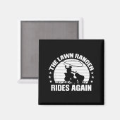Funny Garden And Mow Fields Sayings The Lawn Range Magneet (Voorkant / Achterkant)