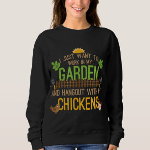 Funny Garden Chicken Whisperer Farmer Lover Gift M Trui