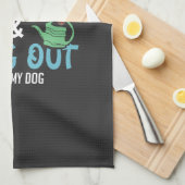 Funny Gardening - Gardening en honden Theedoek (Quarter Fold)