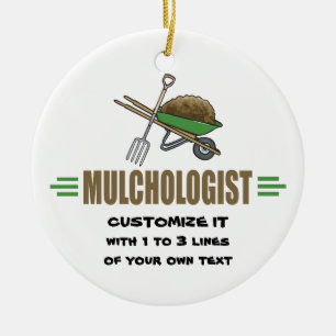Funny Gardening Keramisch Ornament