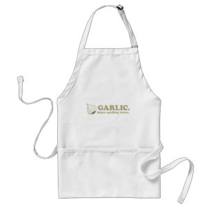 Funny Garlic Standaard Schort