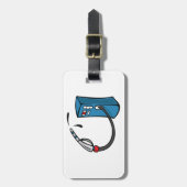 Funny Gas Pump Fuel Station Bagagelabel (Voorkant verticaal)