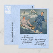 Funny Gay Yule Log Briefkaart (Voorkant / Achterkant)