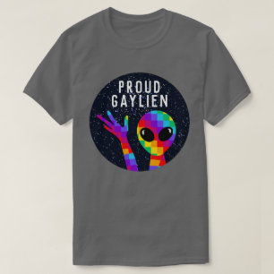 Funny GAYLIEN LGBT+ T-shirt Gay pride