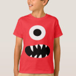 Funny Géant Un Oyed Monster Visage Enfants Coloré<br><div class="desc">Choisissez Color Monster Face Funny Kids Shirt. Disponible en plusieurs styles et couleurs. Un monstre aux dents pointues recouvre le devant de cette adorable chemise,  sweatshirt ou sweat - shirt à capuche. Un cadeau amusant pour les petits amoureux du monstre. www.SamAnnDesigns.com</div>