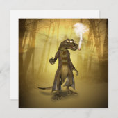 Funny gecko kaart (Voorkant / Achterkant)