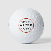 Funny geeft het een kleine Tappy Golf Balls Golfballen (Voorkant)