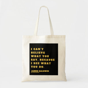 Funny geeft James Baldwin cadeautjes voor een fan Tote Bag