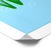 Funny geeft nooit kikkervogel op poster (Hoek)