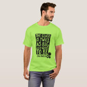 Funny Geek Engineer citeert T-shirt glas (Voorkant volledig)
