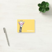 Funny Geek Giraffe Yellow Post-it® Notes (Kantoor)