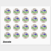 Funny Geek Stickers - Ja! Ik ben data-gedreven (Vel)
