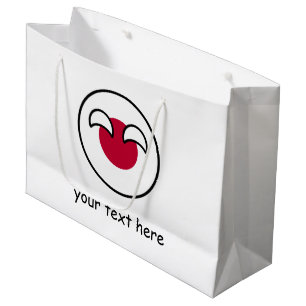 Funny Geeky Japan Countryball Flag Groot Cadeauzakje
