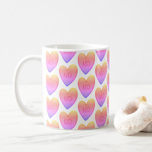 Funny Geen Snoep Hart koffie Mok