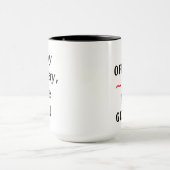 Funny Geezer 50e Verjaardag Mok (Midden)