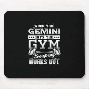 Funny Gemini Gym Workout Design Muismat