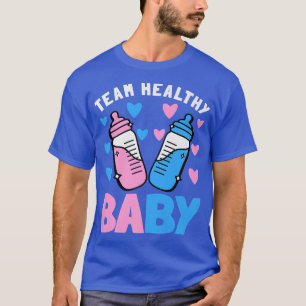 Funny Gender onthullen partijteam Gezonde Baby sho T-shirt