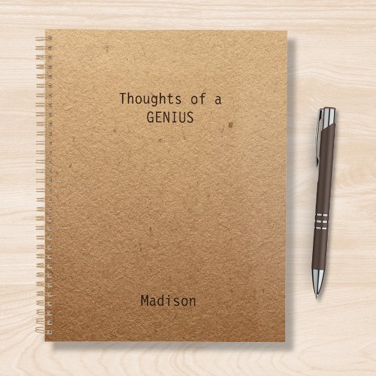 Funny Genius Personalized Kantoor Planner