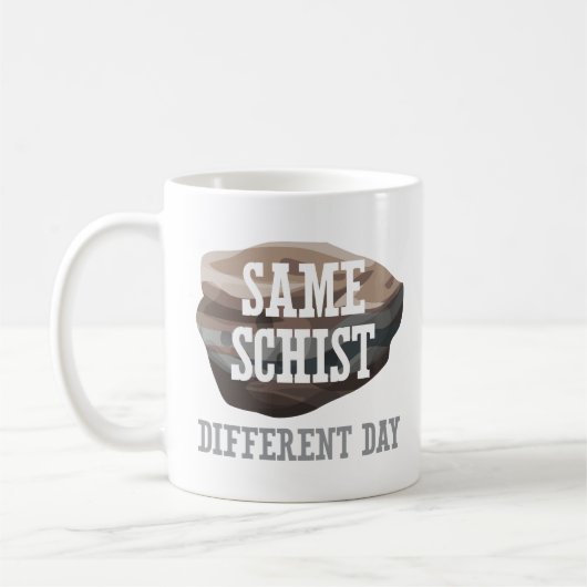 Funny Geology Same Schist Koffiemok (Links)