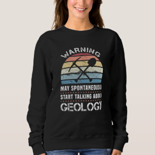 Funny Geology Sunset Gift for Geologist Trui