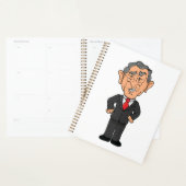 Funny George W Bush Political Caricature (Devant avec enveloppe)