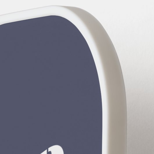 Funny Gepensioneerd niet Moe Jaar Initialen Grijs  Pickleball Paddle (Links Detail)