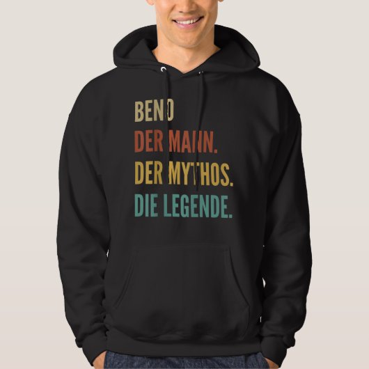 Funny German First Name Design - Beno Hoodie (Voorkant)