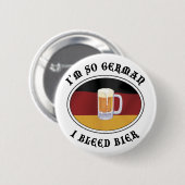 Funny German Ronde Button 5,7 Cm (Voorkant /achterkant)