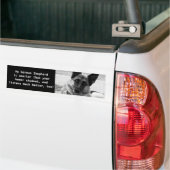 Funny German Shepherd Bumpersticker (Op Truck)