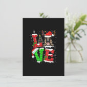 Funny German Shepherd Dog Tree kerstlampjes Xm Kaart (Staand voorkant)